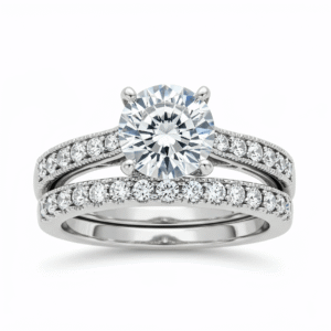 Eira Moissanite Engagement Set