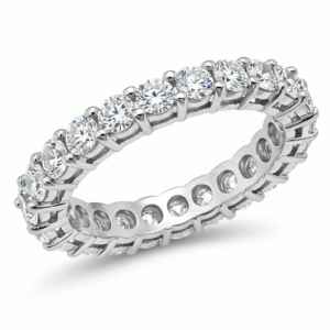 Zaria Moissanite Eternity Band